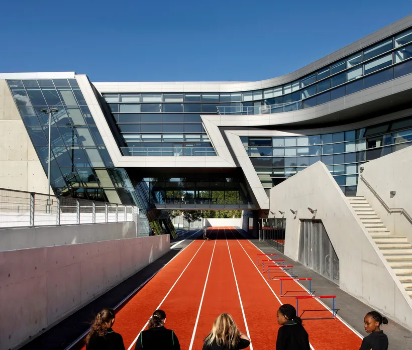 Zaha Hadid Architects, Evelyn Grace Academy, London, UK, 2010 © Hufton + Crow