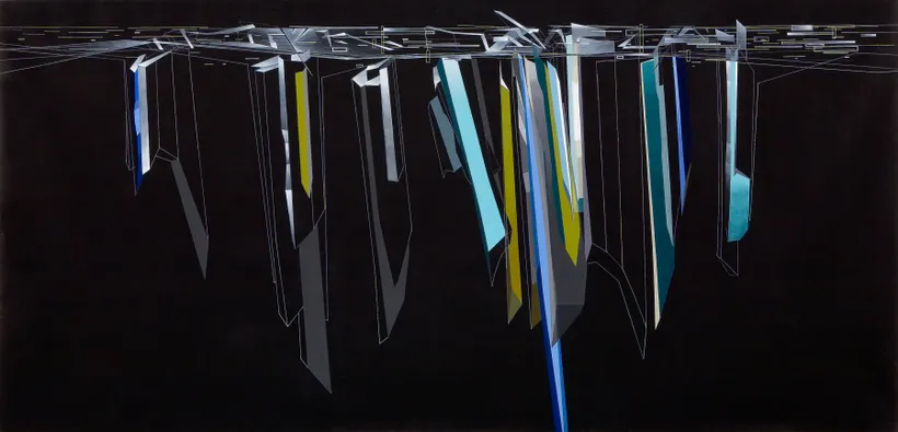 Zaha Hadid Architects, Leicester Square, London, United Kingdom, 1990, Acrylic on cartridge paper © Zaha Hadid Foundation