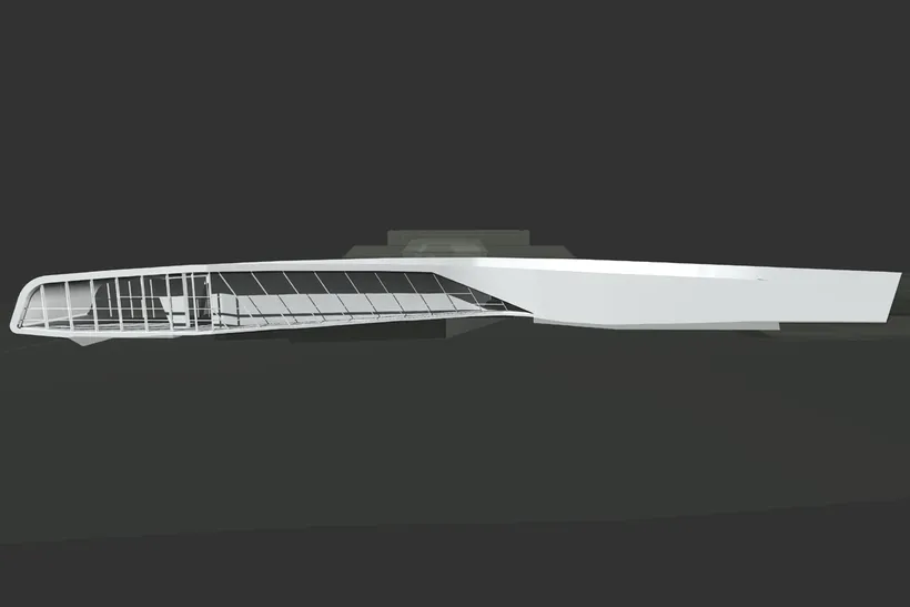 Zaha Hadid Architects, Ordrupgaard Museum Extension, Digital render, Copenhagen, Denmark, 2001–2005 © Zaha Hadid Foundation