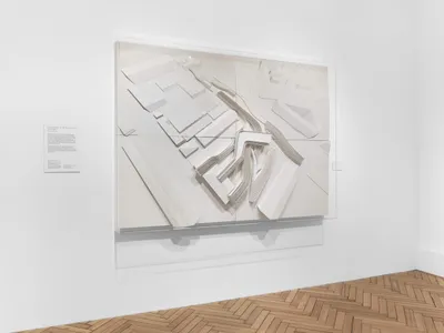 Zaha Hadid: Paper Museums, Installation view, Zaha Hadid Foundation, London, United Kingdom, 2024 © Eva Herzog