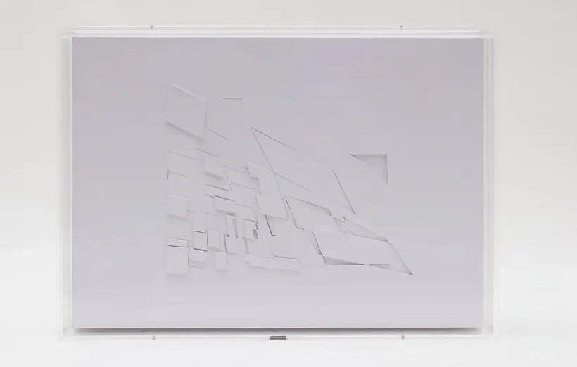 Zaha Hadid Architects, Contemporary Arts Center, Relief model, Cincinnati, United States, 2001, Card, foamcore, adhesive, canvas wrap © Zaha Hadid Foundation