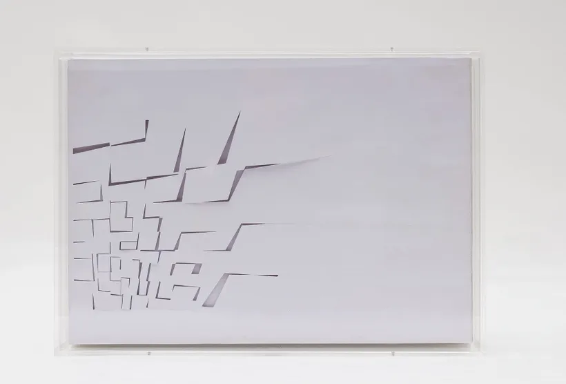 Zaha Hadid Architects, Contemporary Arts Center, Relief model, Cincinnati, United States, 2001, Card © Zaha Hadid Foundation
