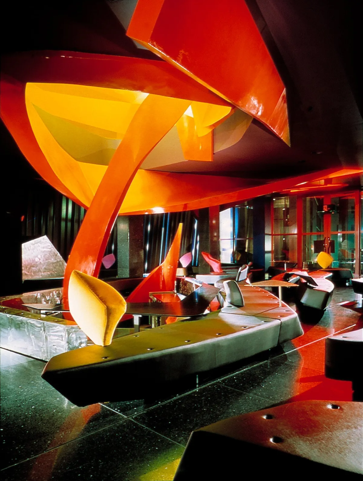 Zaha Hadid Architects, Moonsoon Restaurant, Sapporo, Japan, 1989 © Paul Warchol