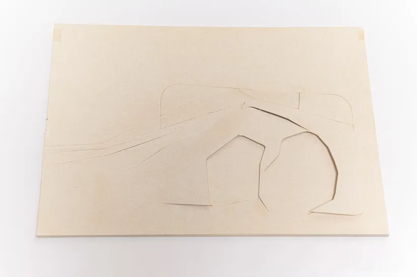 Zaha Hadid Architects, Guangzhou Opera House, Relief model, Guangzhou, China, 2002–2010, Cardboard, paper © Zaha Hadid Foundation