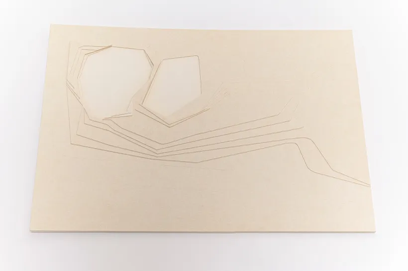 Zaha Hadid Architects, Guangzhou Opera House, Relief model, Guangzhou, China, 2002–2010, Cardboard, paper © Zaha Hadid Foundation