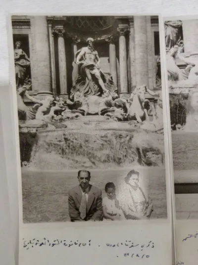 Zaha Hadid and her parents at the Trevi Fountain, Rome, Italy, 1957 © Hadid Family