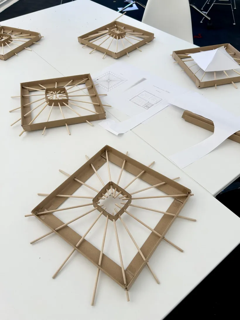 Drop-in Family Day: Build your own Umbrella House, Zaha Hadid Foundation, London, UK, 2025 © Zaha Hadid Foundation