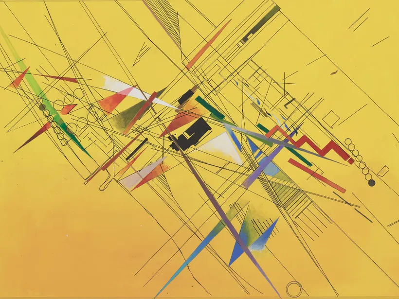 Zaha Hadid Architects, A New Barcelona, Painting, Barcelona, Spain, 1989, Acrylic on cartridge © Zaha Hadid Foundation