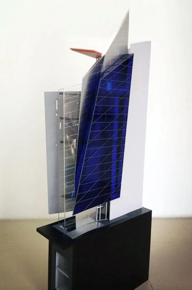 Zaha Hadid Architects, Azabu-Jyuban, Presentation model, Tokyo, Japan, 1987–88 © Zaha Hadid Foundation