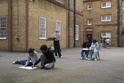 Drawing Matter Architecture Summer School, Zaha Hadid Foundation, London, UK, 2025 © Anna-Rose McChesney