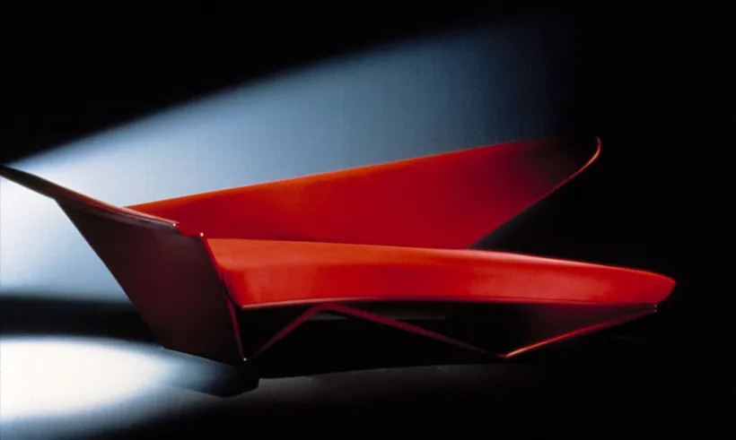 Zaha Hadid Architects, Projection sofa for Edra, Italy, 1988 © Zaha Hadid Foundation