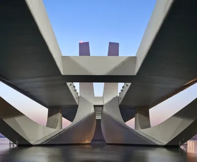 Zaha Hadid Architects, Sheikh Zayed Bridge, Abu Dhabi, UAE, 2010 © Hufton + Crow