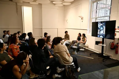 Archiving Sounds Panel Talk, Zaha Hadid Foundation, London, United Kingdom, 2024 © Zaha Hadid Foundation