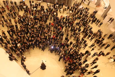 Zaha Hadid at the Opening of Heydar Aliyev Centre, Baku, Azerbaijan, 2013 © Brian Ma Siy