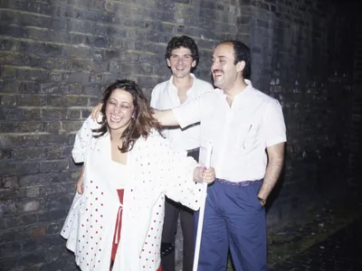 Zaha Hadid and her student and friend at Kynance Mews, London, United Kingdom, 1983 © Brian Ma Siy