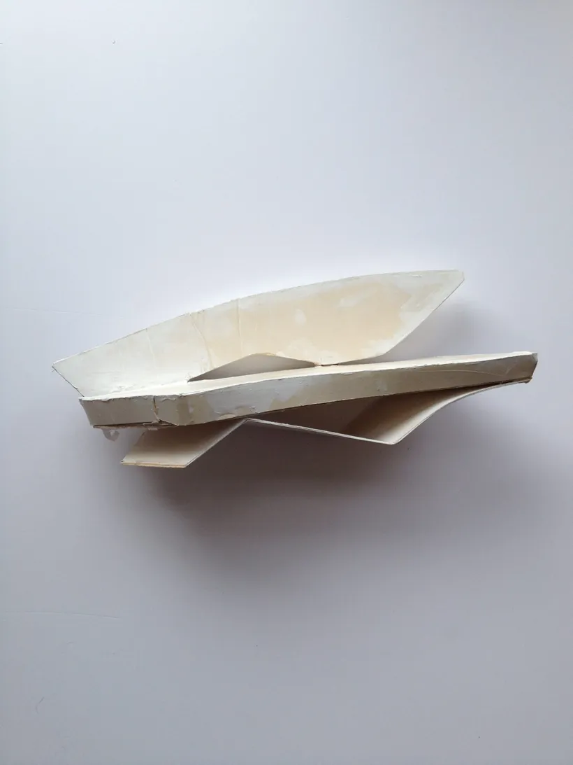 Zaha Hadid Architects, Study model for Edra, Italy, 1988, Card and foamcore © Zaha Hadid Foundation