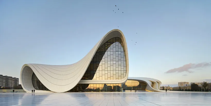 Zaha Hadid Architects, Heydar Aliyev Center, Baku, Azerbaijan, 2012 © Hufton + Crow