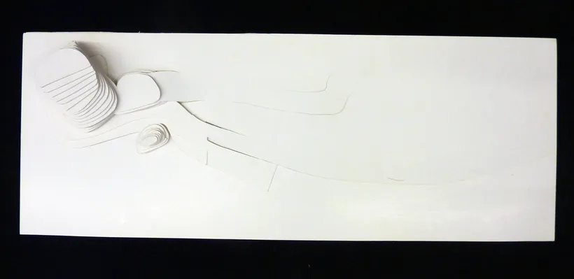 Zaha Hadid Architects, Guangzhou Opera House, Paper relief, Guangzhou, China, 2002–2010, Paper © Zaha Hadid Foundation