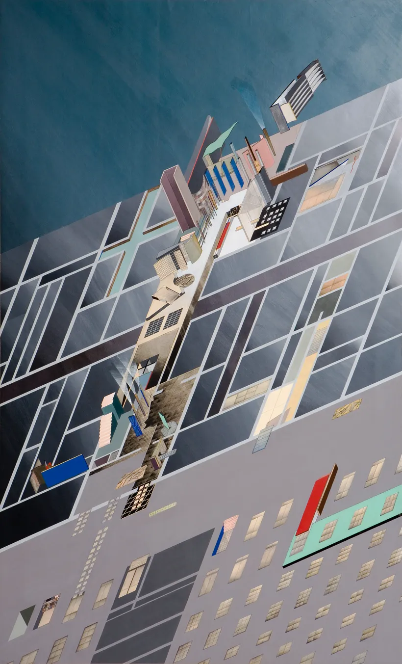 Zaha Hadid Architects, 59 Eaton Place, Plot of internal elements, London, United Kingdom, 1981–1982, Acrylic and watercolour on cartridge paper © Zaha Hadid Foundation