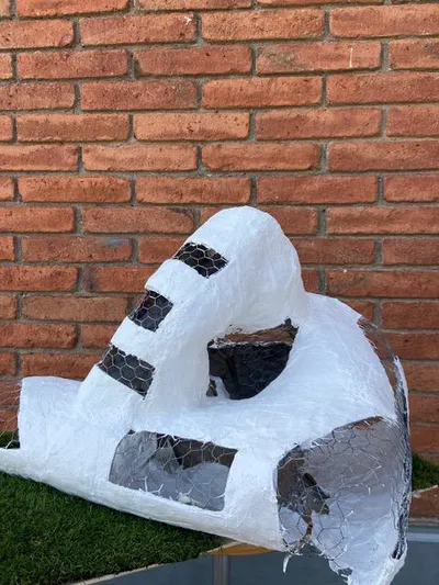 Deusche Schule Barcelona student’s work inspired by Zaha Hadid, 2025 © Deusche Schule Barcelona