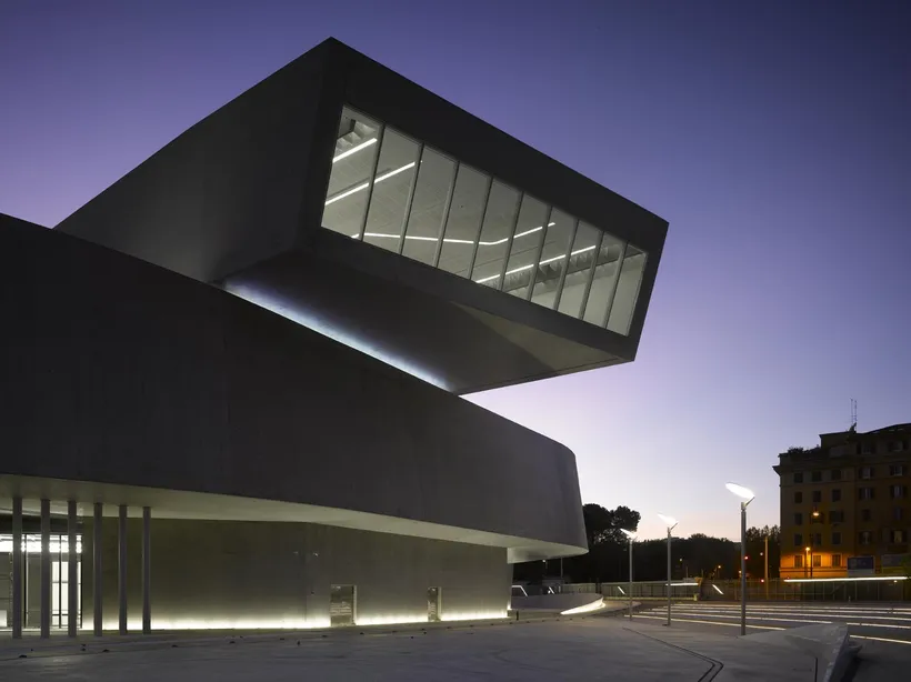 Zaha Hadid Architects, MAXXI, Rome, Italy, 2009 © Roland Halbe
