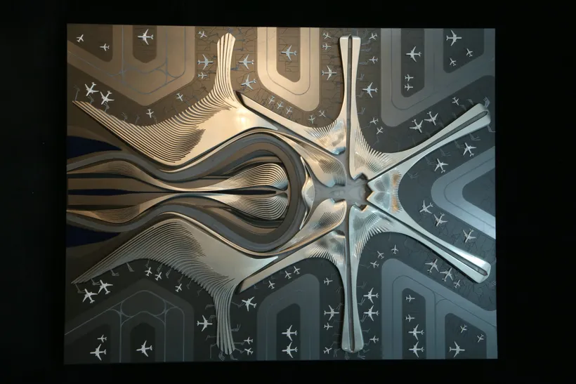 Zaha Hadid Architects, Beijing Daxing International Airport, Presentation model, Beijing, China, 2014–2016 © Zaha Hadid Foundation