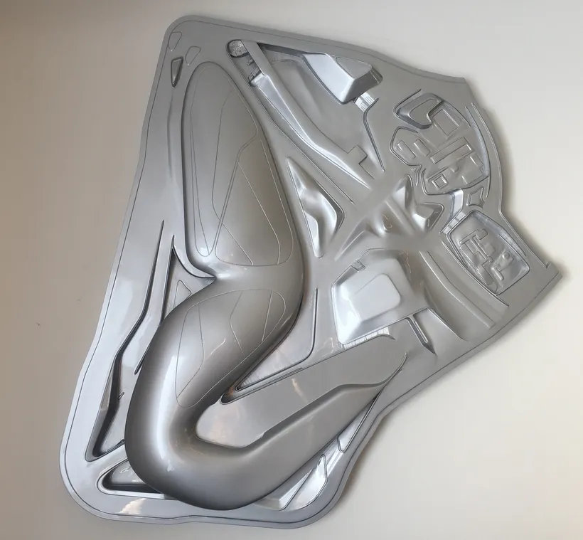 Zaha Hadid Architects, Dongdaemun Design Plaza, Presentation model, Seoul, Korea, 2007, Plastic, 3D printed © Zaha Hadid Foundation