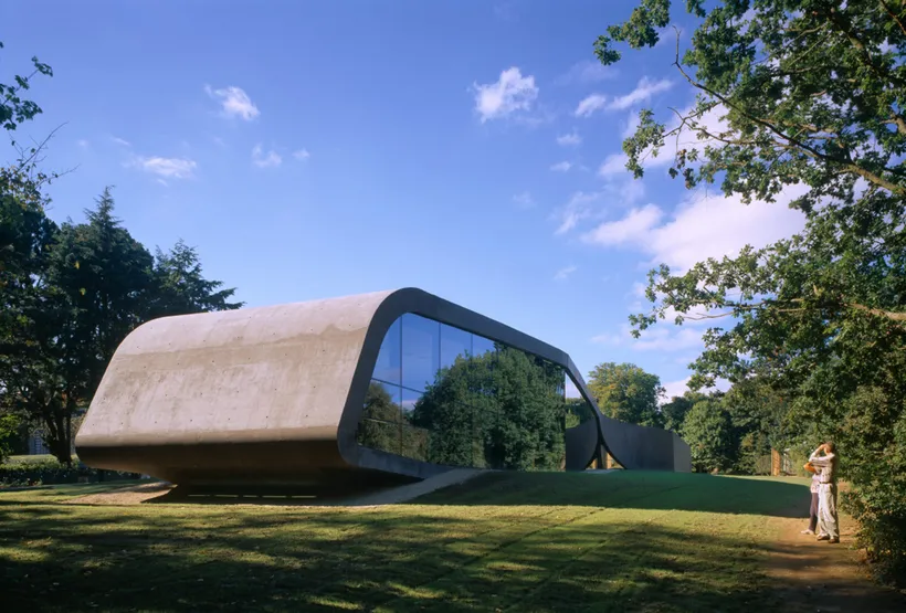 Zaha Hadid Architects, Ordrupgaard Museum Extension, Copenhagen, Denmark, 2005 © Roland Halbe