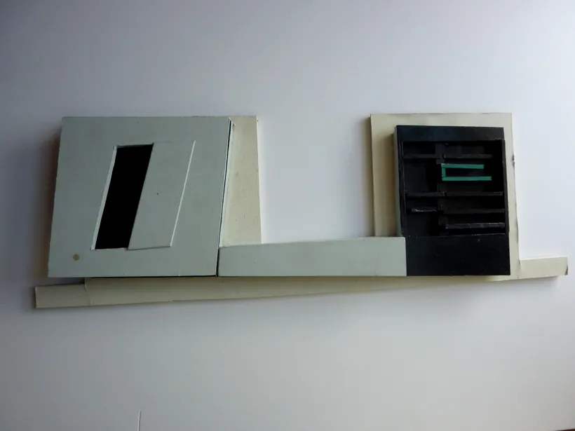 Zaha Hadid Architects, 24 Cathcart Road, Model, London, United Kingdom, 1985–1986, Card, wood © Zaha Hadid Foundation