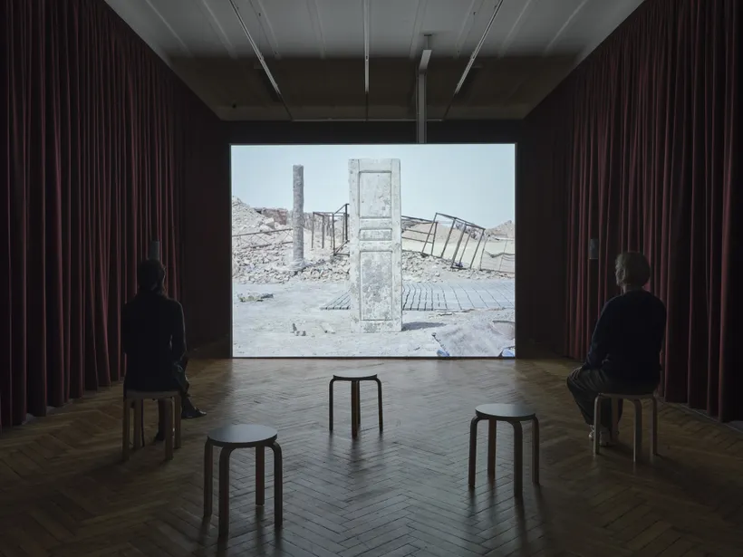 Younès Ben Slimane, All Come From Dust, 2019, Images de Tunisie, Zaha Hadid Foundation, London, United Kingdom, 2024 © Younès Ben Slimane. Installation photograph by Ben Westoby.