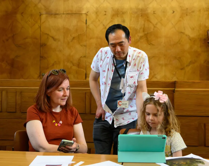 RIBA, Family Fun Day workshop with the Zaha Hadid Foundation, London, UK 2025 © RIBA