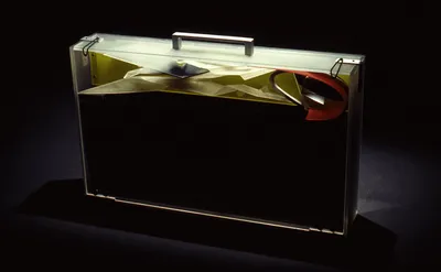 Zaha Hadid Architects, Moonsoon, Presentation case, Sapporo, Japan, 1989–1990 © Zaha Hadid Foundation