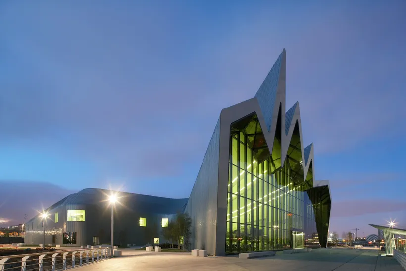 Zaha Hadid Architects, Riverside Museum, Glasgow, Scotland, 2011 © Hufton + Crow