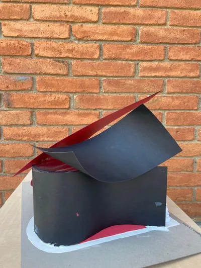 Deusche Schule Barcelona student’s work inspired by Zaha Hadid, 2025 © Deusche Schule Barcelona