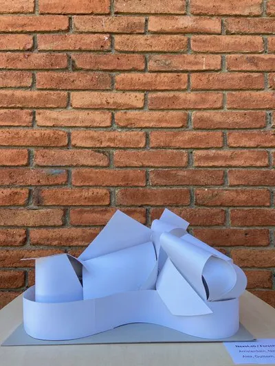Deusche Schule Barcelona student’s work inspired by Zaha Hadid, 2025 © Deusche Schule Barcelona