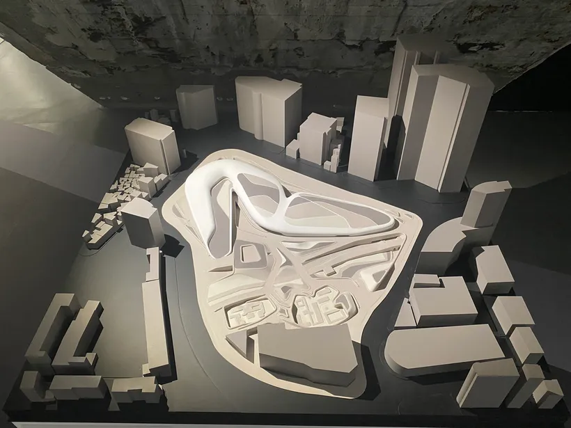 Zaha Hadid Architects, Dongdaemun Design Plaza, Presentation model, Seoul, Korea, 2007, Plastic, 3D printed © Zaha Hadid Foundation