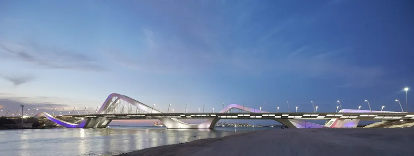 Zaha Hadid Architects, Sheikh Zayed Bridge, Abu Dhabi, UAE, 2010 © Hufton + Crow