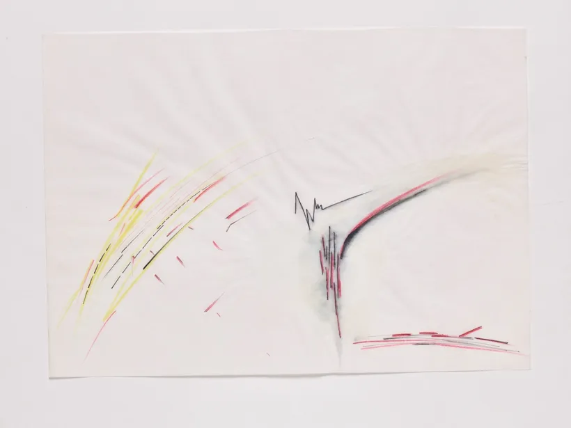 Zaha Hadid Architects, Vitra Fire Station, Drawing, Weil am Rhein, Germany, 1989, Ink and watercolours on paper © Zaha Hadid Foundation