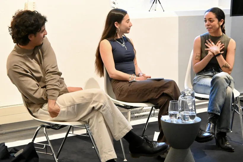 Zaha Hadid Foundation, Archiving Sounds panel talk, London, United Kingdom, 2024 © Zaha Hadid Foundation