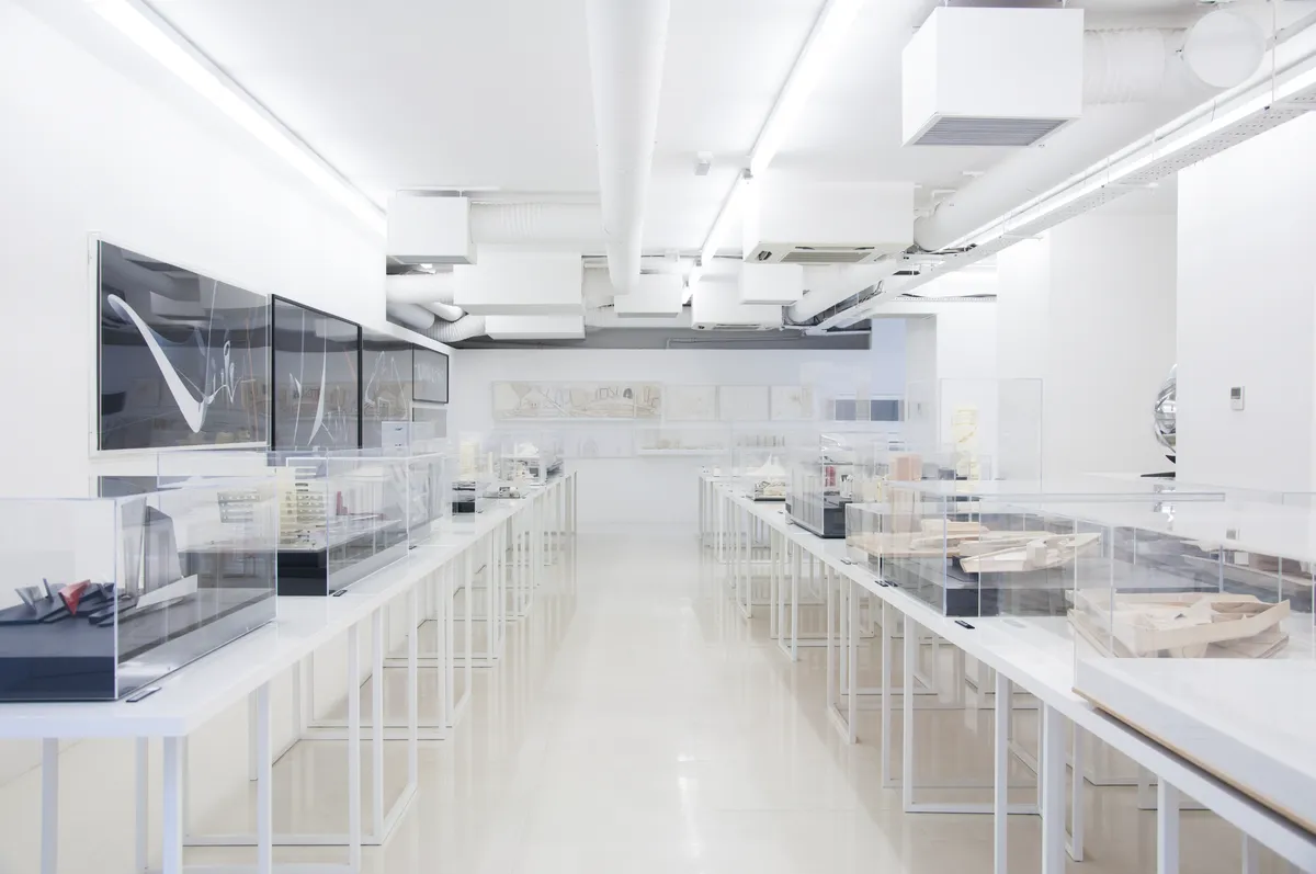 Zaha Hadid Architects, Exhibition at Goswell Road, London, United Kingdom, 2015 © Zaha Hadid Foundation