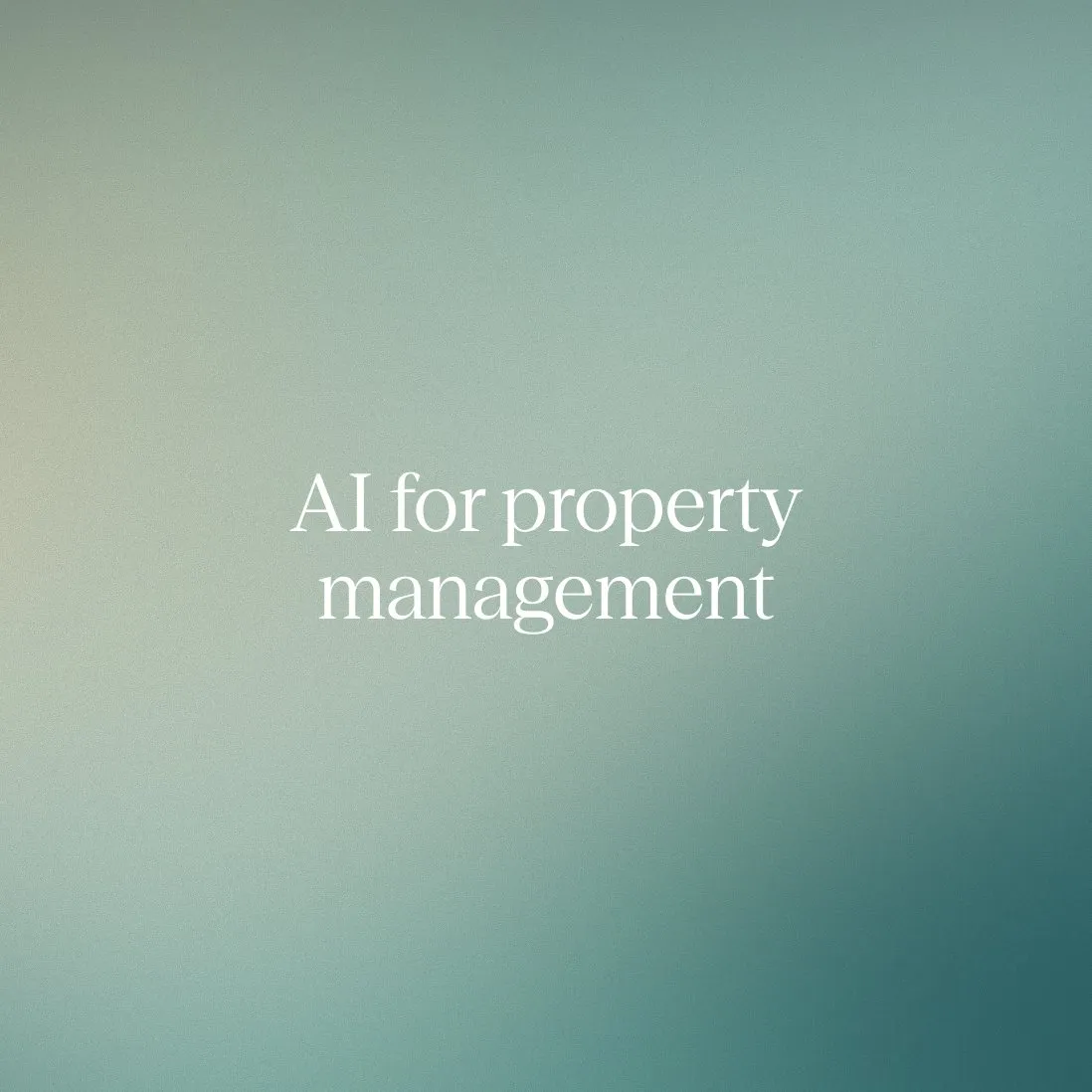AI for property management: Automating tenant and leasing calls