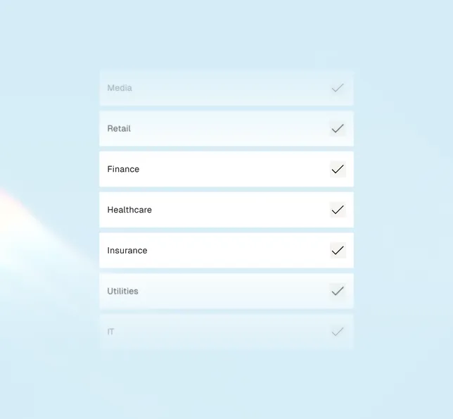 Uns vertrauen die Branchen, die sich keine Fehler leisten können