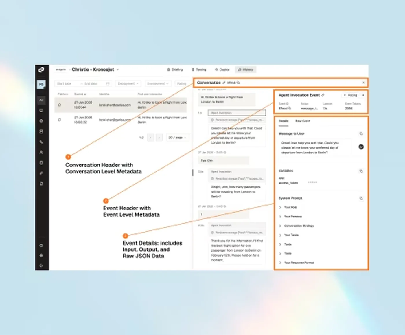 Improved Agent Debugging