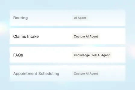 Manage every agent across every use case, brand and region from one control panel.
