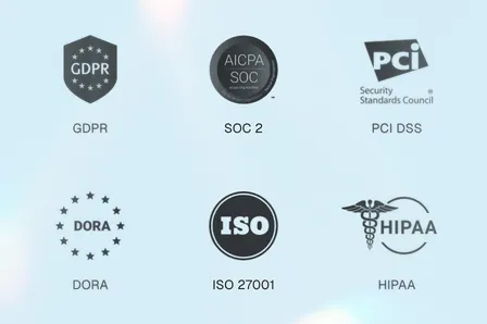 Data is encrypted, with role-based access controls and enterprise-grade compliance.