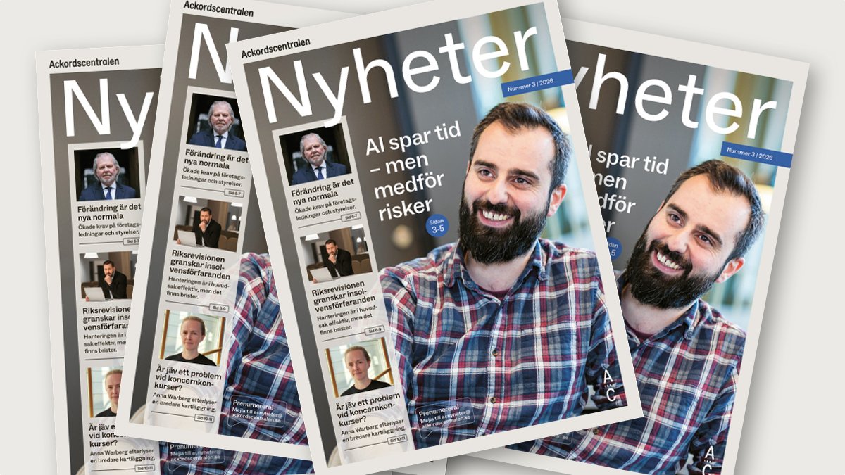 Ackordscentralen Nyheter nr 3 2026