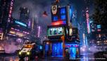 Neon an, Vorhang auf: Lumibricks Cyberpunk Police HQ & Police Urban Convoy