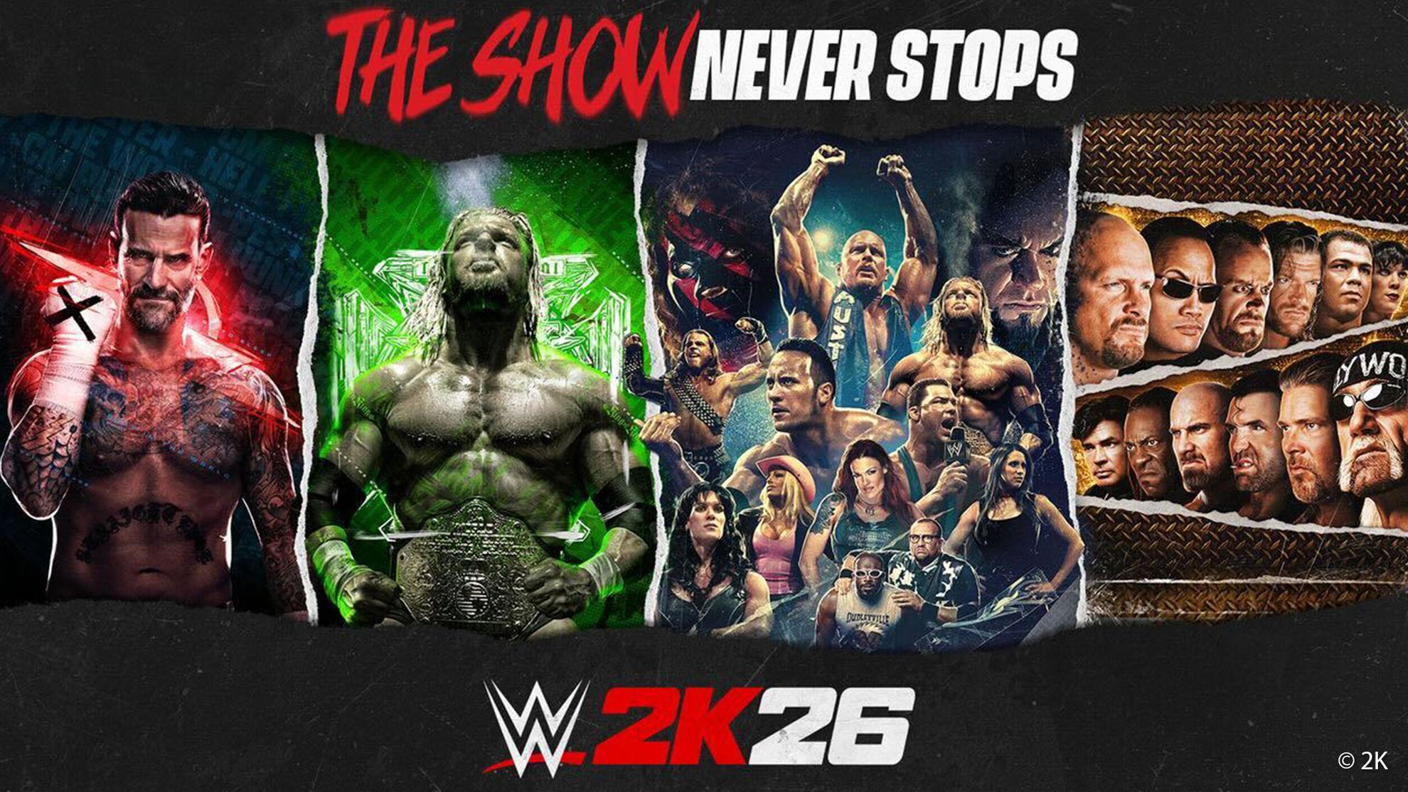 Artikel: WWE 2K26: Mehrere Sondereditionen weltweit veröffentlicht