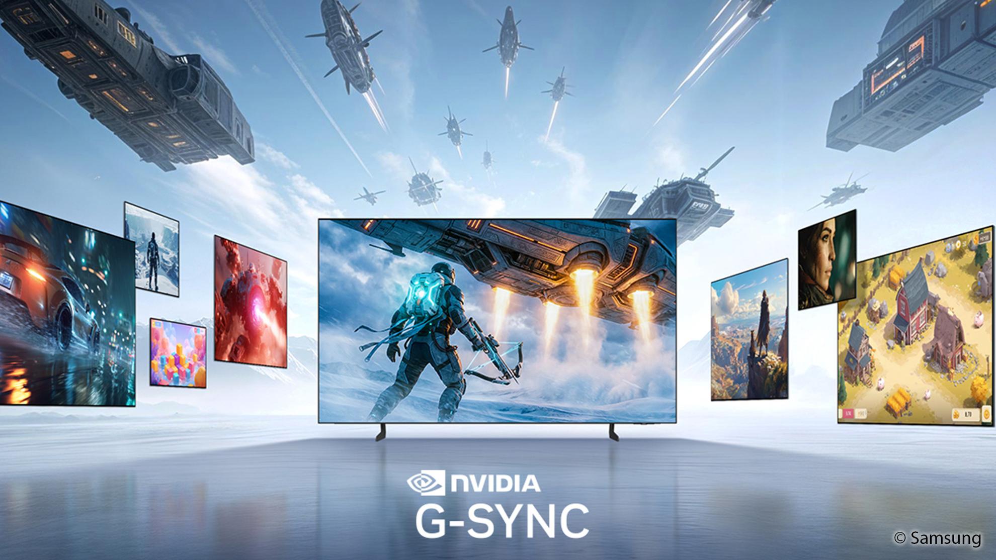 Artikel: Samsung stattet neue OLED TVs und Gaming-Monitore mit NVIDIA G-Sync aus