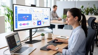 Artikel AOC stellt E4-Serie mit fünf Jahren Garantie und USB-C-Docking vor